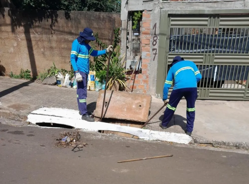 Mutirão de limpeza de bueiros é concluído por equipes da Prefeitura de Hortolândia no Jardim Amanda