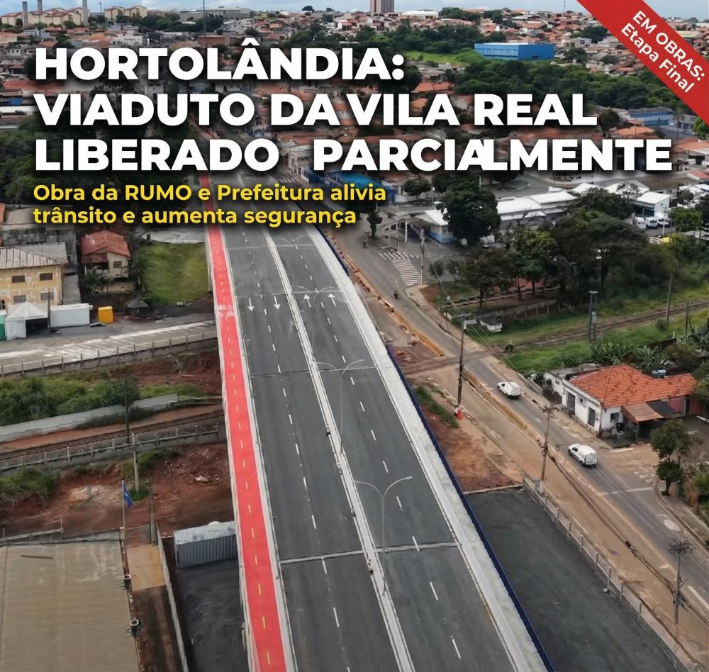 Alívio no Trânsito: Viaduto da Vila Real tem liberação parcial em Hortolândia