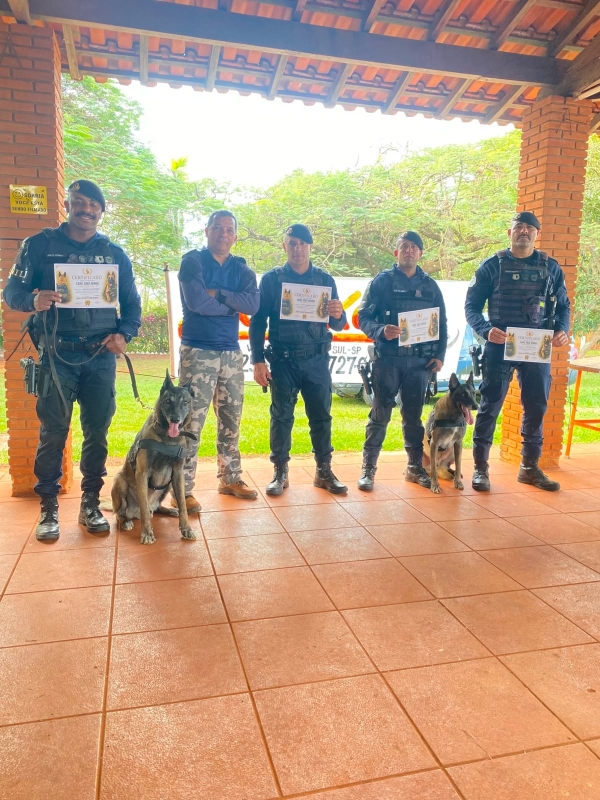 CANIL DA GCM DE MONTE MOR INICIA CAPACITAÇÃO EM CURSO DE BUSCA E CAPTURA PARA CÃES DE PATRULHA