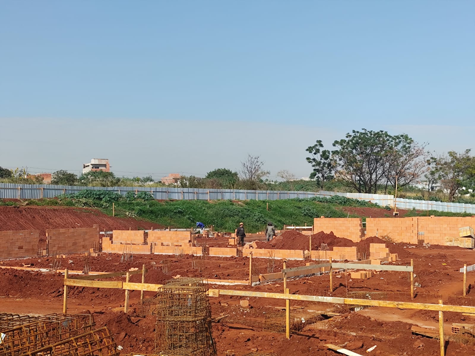 Obra da Emef Parque Vasconcelos avança