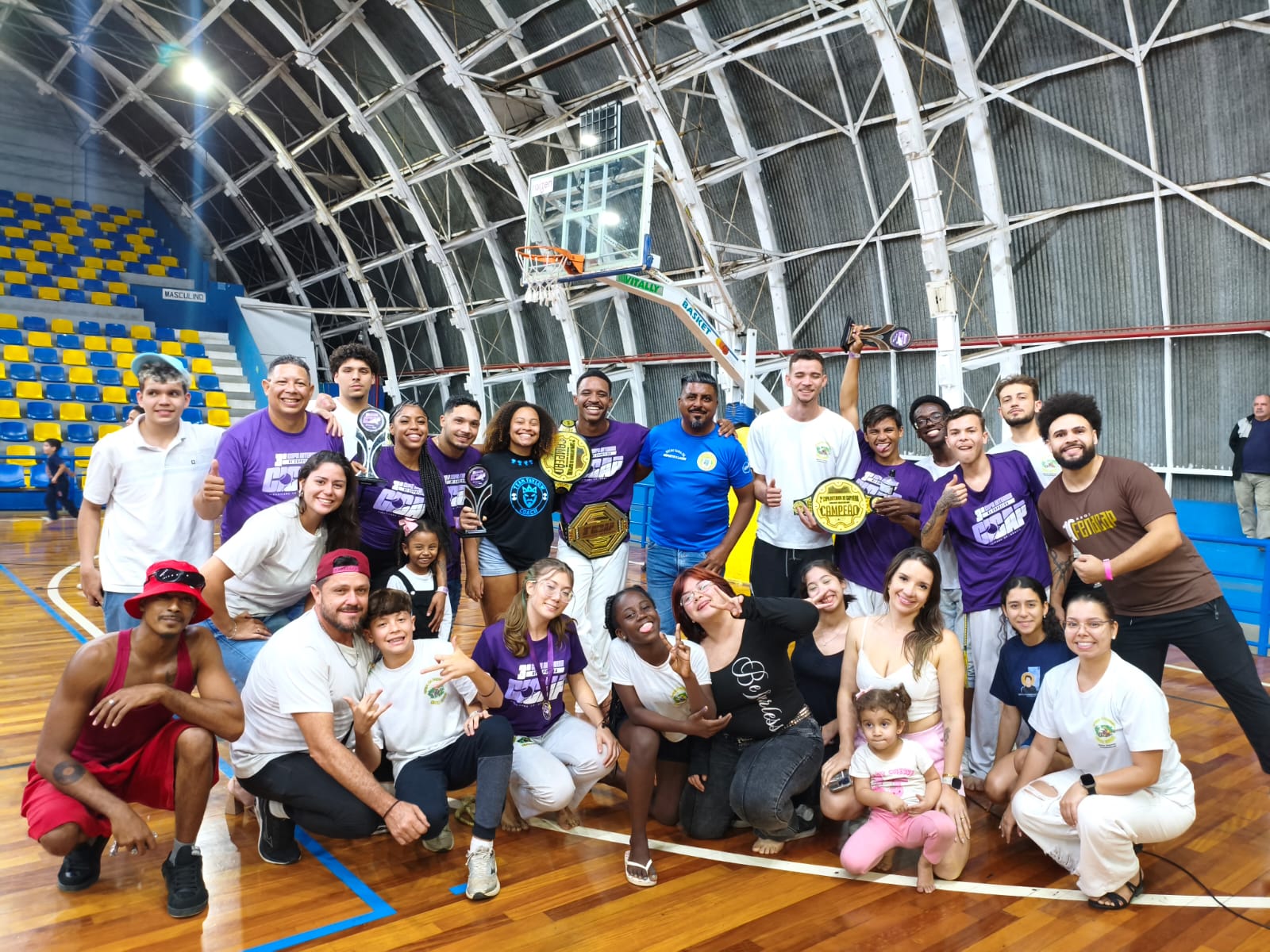 Capoeira de Hortolândia vence cinturão profissional da Copa Interior da modalidade disputada em Piracicaba